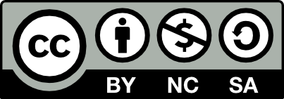 Creative Commons Attribution-NonCommercial-ShareAlike 4.0 International licence